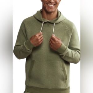 Rhone heritage midweight hoodie olive green size small